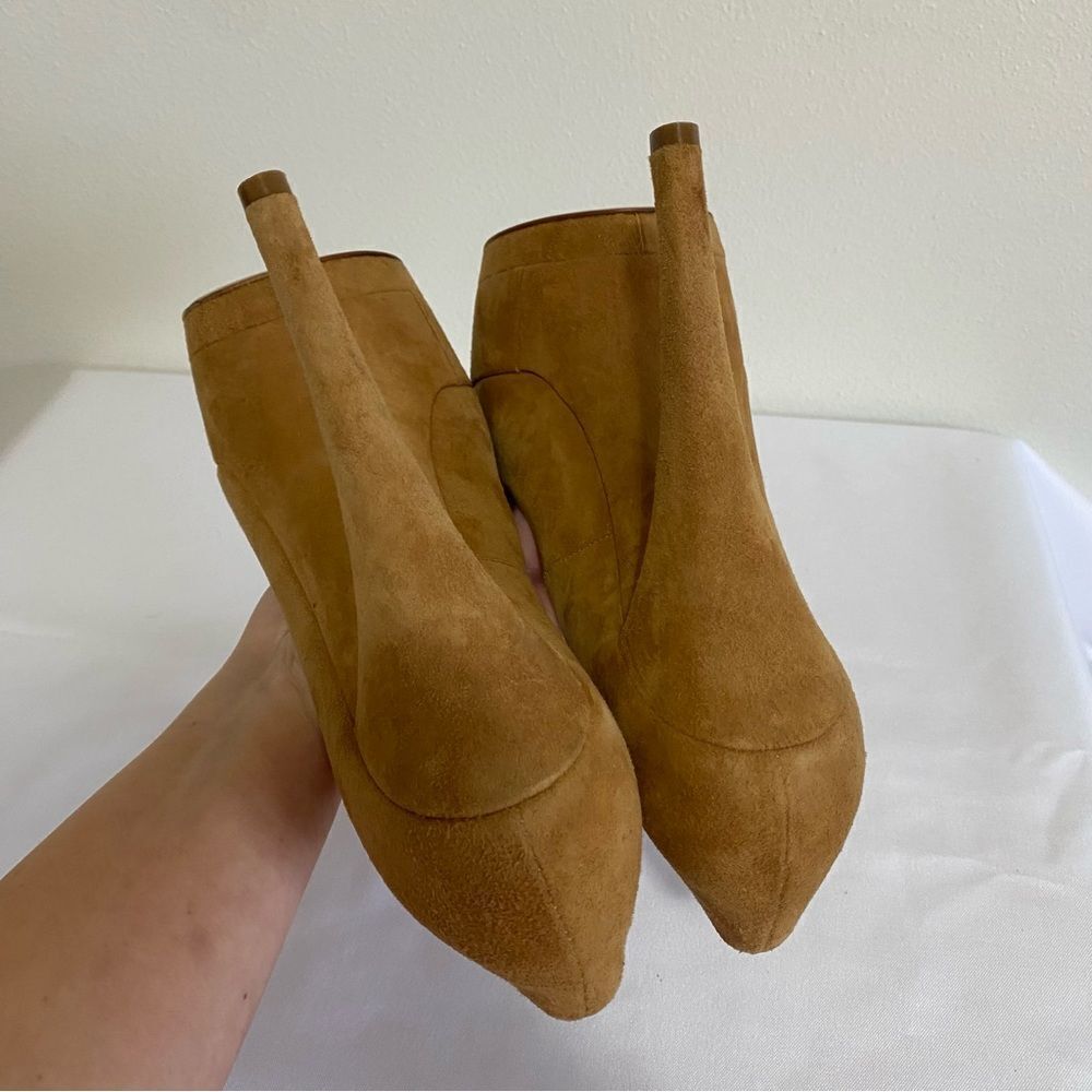 CASADEI Suede Triple Platform Heels - Picture 7 of 12